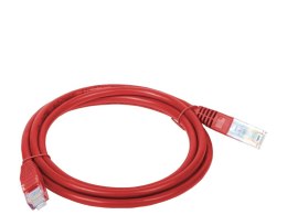 Patchcord UTP A-LAN KKU5CZE1 (RJ45 - RJ45 ; 1m; UTP; kat. 5e; kolor czerwony)