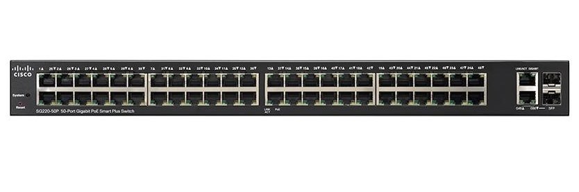 Switch Cisco SG220-50P-K9-EU (48x 10/100/1000Mbps)