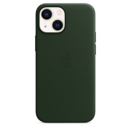 Apple Etui skórzane z MagSafe do iPhonea 13 mini - zielona sekwoja