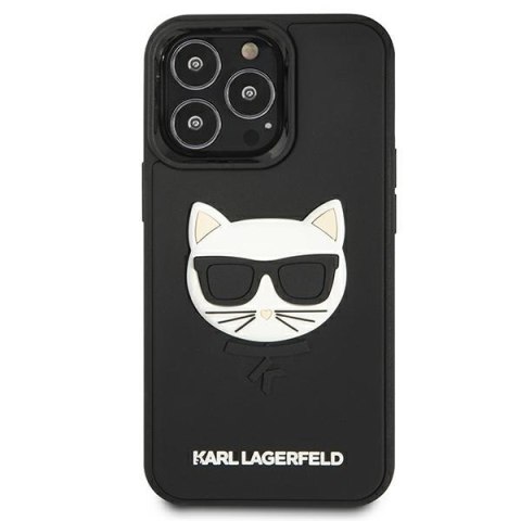 Karl Lagerfeld KLHCP13LCH3DBK 13 Pro / 13 6,1" czarny/black hardcase 3D Rubber Choupette