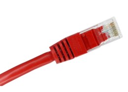 ALANTEC Patch-cord U/UTP kat.5e PVC 0.25m czerwony