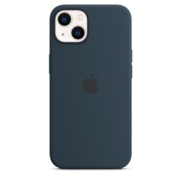 Apple Etui silikonowe z MagSafe do iPhonea 13 - błękitna toń