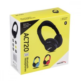 Audiocore Słuchawki bezprzewodowe nauszne AC720R Czerwone