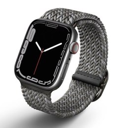 UNIQ pasek Aspen Apple Watch 44/42/45mm Series 4/5/6/7/8/SE/SE2 Braided DE szary/pebble grey