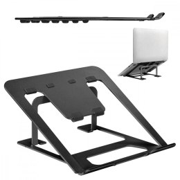 Maclean Podstawka pod laptopa Ergo Office ER-416B aluminiowa, czarna