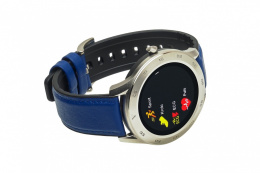 Smartwatch Garett GT22S niebieski, skórzany OTW. OPAK.
