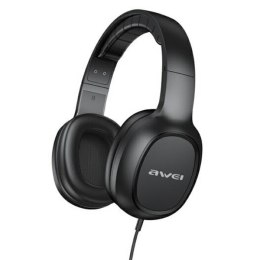AWEI słuchawki nauszne GM-6 jack 3,5mm czarny/black