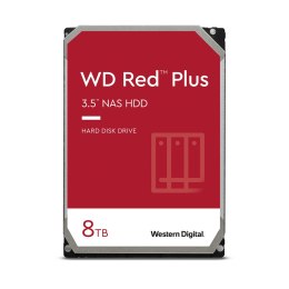 Dysk HDD WD Red Plus WD80EFZZ (8 TB ; 3.5"; 128 MB; 5640 obr/min)
