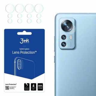 4x Ochrona na obiektyw aparatu do Xiaomi 12/12X | 3MK Lens Protect