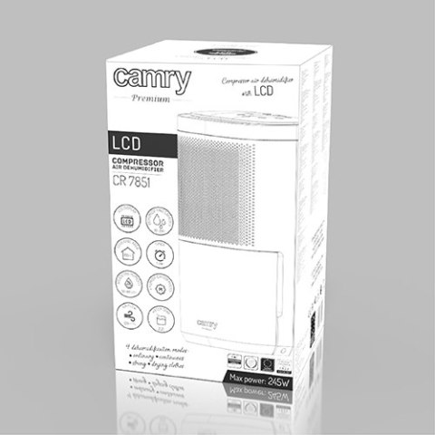 Camry Osuszacz powietrza LCD kompresorowy CR 7851