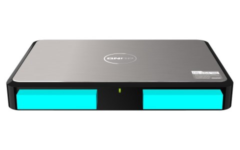 QNAP HS-264-8G | 2-zatokowy bezwentylatorowy cichy serwer NAS, Intel, 8GB RAM, 2x 2,5GbE RJ45, Tower