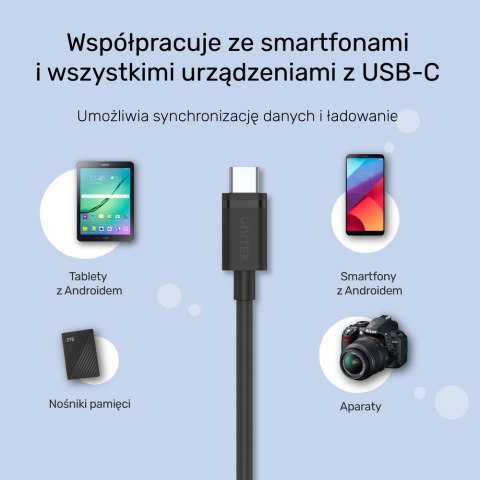 Unitek Kabel USB 3.1 typ A - typ C | 5Gbps | 2m | C14103BK-2M