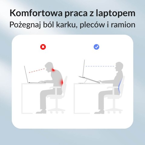 Orico Podstawka pod laptop, składana, czarna