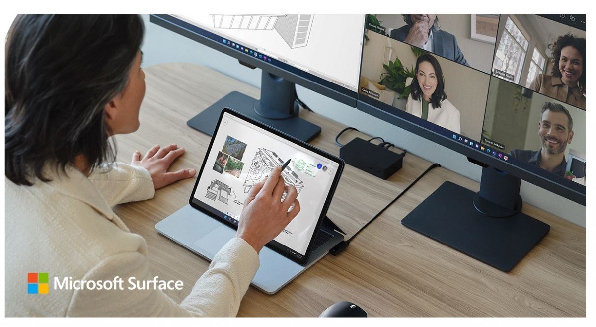 Microsoft Surface Laptop Studio Win11Pro i7-11370H/32GB/2TB/RTX3050Ti 4GB/14.4 cala Commercial Platinum AI5-00009
