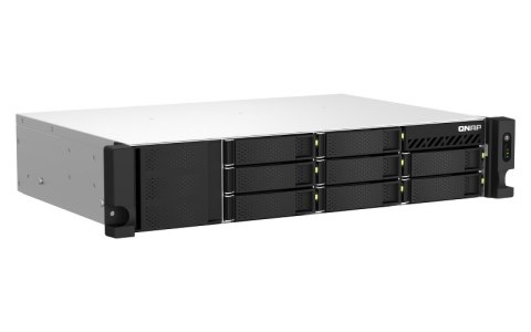 QNAP TS-873AeU-RP-4G | 8-zatokowy płytki serwer NAS, AMD Ryzen, 4GB RAM, 2x 2,5GbE RJ-45, RP, RACK