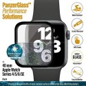 PanzerGlass Curved Apple Watch 4/5/6/SE 40mm Antibacterial czarny/black