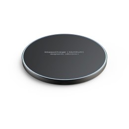 Ładowarka indukcyjna allocacoc WirelessCharger Aluminium 11023BK/WLCGAL (kolor czarny)