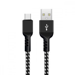 Maclean Kabel USB C fast charge 2.4A MCE482 Czarny