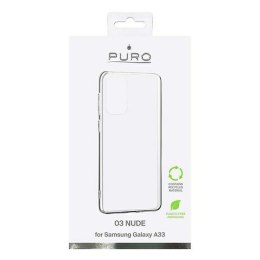 Puro Nude 0.3 Samsung A33 5G A336 przeźroczysty/transparent SGA3303NUDETR