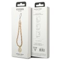 Guess zawieszka GUSTSAS4P Phone Strap różowy/pink Chain Metal 4G Charm