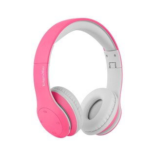 Krüger&Matz Bezprzewodowe słuchawki nauszne dla dzieci Kruger&Matz model Street Kids , kolor różowy