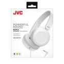 JVC HAS-31 WE Przewodowe słuchawki nauszne z pilotem i mikrofonem białe
