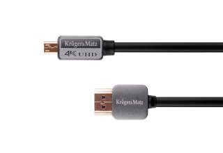 Krüger&Matz Kabel HDMI - micro HDMI wtyk-wtyk (A-D) 3.0m Kruger&Matz