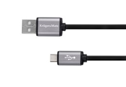 Krüger&Matz Kabel USB - micro USB 0.2m Kruger&Matz Basic