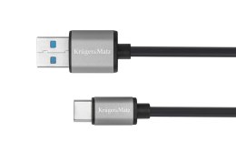 Krüger&Matz Kabel USB wtyk 3.0V - wtyk typu C 5 Gbps 1m Kruger&Matz Basic