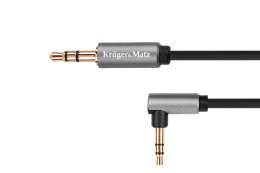 Krüger&Matz Kabel jack 3.5 wtyk kątowy stereo - 3.5 wtyk stereo 1.8m Kruger&Matz Basic