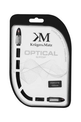 Krüger&Matz Kabel optyczny toslink-toslink 1.0m Kruger&Matz