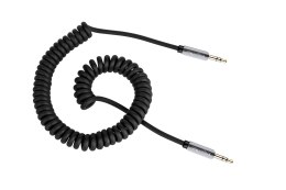 Krüger&Matz Kabel stereo jack 3.5 wtyk - wtyk 1.5m Kruger&Matz kabel sprężynka