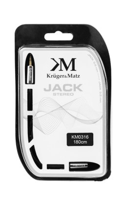 Krüger&Matz Kabel wtyk - gniazdo jack 3.5 stereo 1.8m Kruger&Matz
