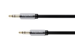 Kabel wtyk prosty - wtyk prosty jack 3.5 stereo 1.8m Kruger&Matz