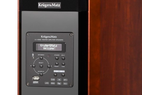 Krüger&Matz Kolumny głośnikowe aktywne Kruger&Matz Passion, zestaw 2.0