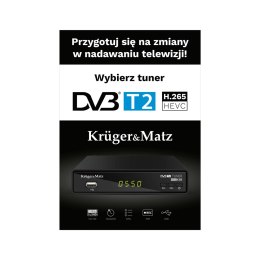Plakat Kruger&Matz Tuner DVB-T2