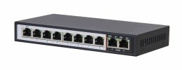 Extralink Switch Perses 8X EX-SG1008PE 10/100/1000M TX PoE AT/AF, 2X GE SFP Full Gigabit PoE