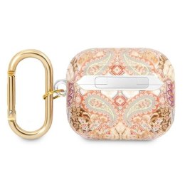 Guess AirPods 3 cover złoty Paisley Strap Collection