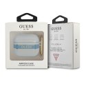 Guess Etui do AirPods 3 Niebieskie Strap Collection