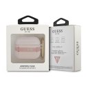 Guess AirPods 3 cover różowy Strap Collection