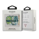 Guess AirPods Pro cover zielony Flower Strap Collection