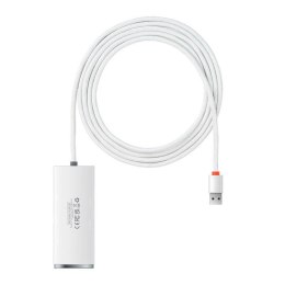 Hub 4w1 Baseus Lite Series USB do 4x USB 3.0 2m (biały)
