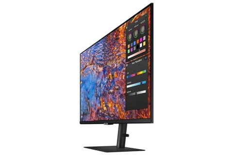 Samsung Monitor 32 cale ViewFinity S80PX IPS 3840x2160 UHD 16:9 1xHDMI 1xDP 1xUSB-C (90W) 3xUSB 3.0 LAN 5ms PinP/PbyP 60Hz HAS+PIV płask