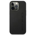AMG AMHCP13LDOLBK iPhone 13 Pro / 13 6,1" czarny/black hardcase Leather Hot Stamped