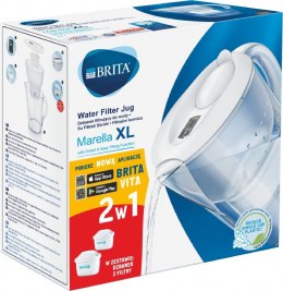Brita Dzbanek filtrujący 3,5l Marella XL biały + 2 wkłady Maxtra+ Pure Performance
