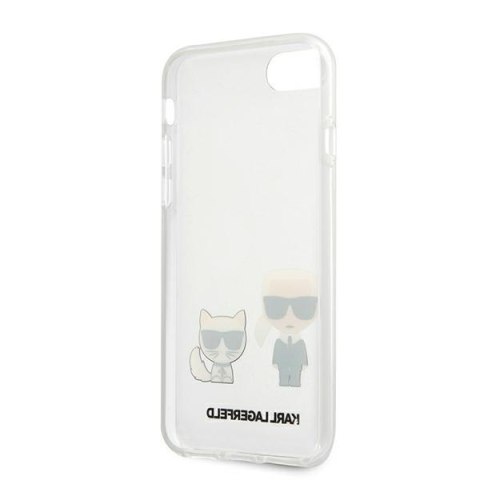 Karl Lagerfeld KLHCI8CKTR iPhone 7/8/SE 2020 / SE 2022 hardcase Transparent Karl & Choupette