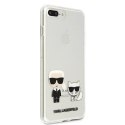 Karl Lagerfeld KLHCI8LCKTR iPhone 7/8 Plus hardcase Transparent Karl & Choupette