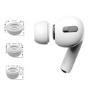 Tech-Protect Ear Tips | Zestaw nakładek do Apple AirPods Pro 1 / 2 White