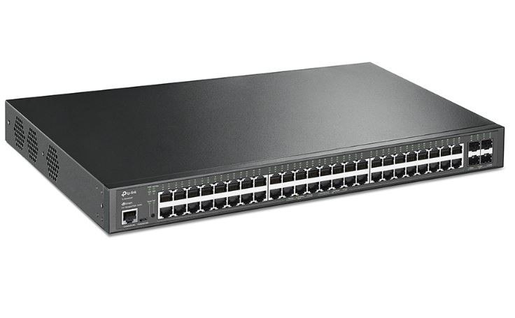 TP-LINK Przełącznik zarządzalny SG3452XP 48xGE PoE+ 4xSFP+