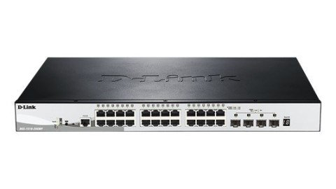 D-Link Przełącznik DGS-1510-28XMP Switch 24GE PoE+ 4SFP+